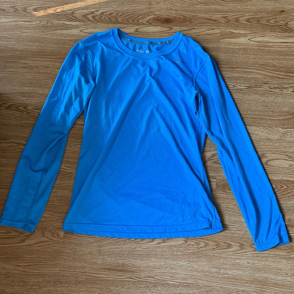 Nike Blue Long Sleeve Tee